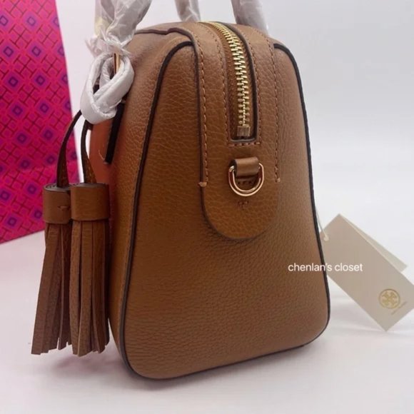 ⭐️NeW! Tory Burch Thea Web Small Satchel - Picture 8 of 13